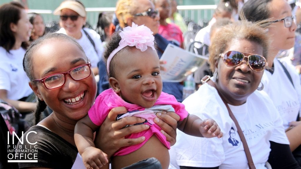 Residents of Brownsville at the FYM Foundation’s Aid to Humanity event.