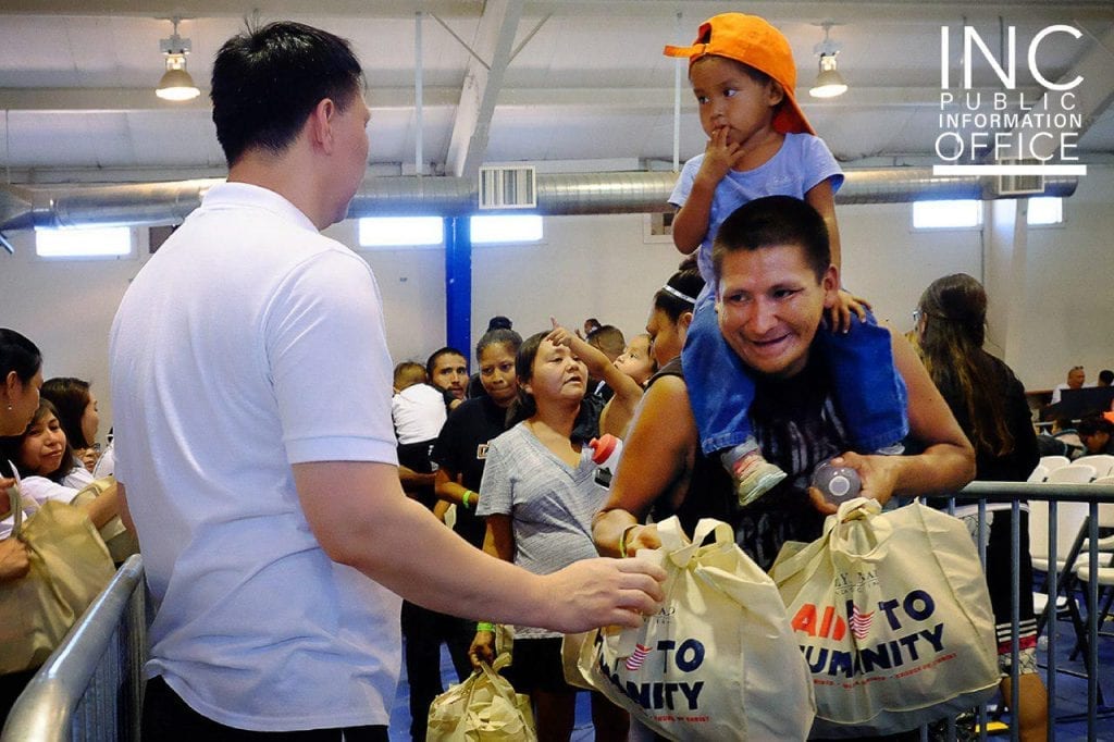 This is the second Aid to Humanity visit this year from the FYM Foundation. In June 2019, residents received similar care and services from the Iglesia Ni Cristo, Church Of Christ.